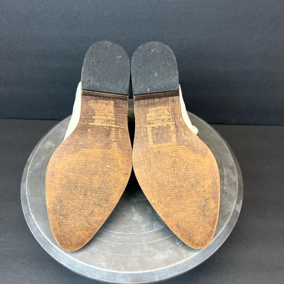 Free People Womens Ankle Boots Size EU 37 US 6.5 Bootie - DIRTY WHITE - Picture 4 of 10